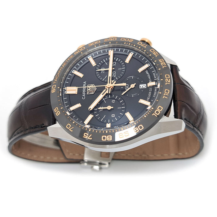 TAG HEUER 
カレラ キャリバー ホイヤー02 クロノグラフ 
箱ギャラ付
