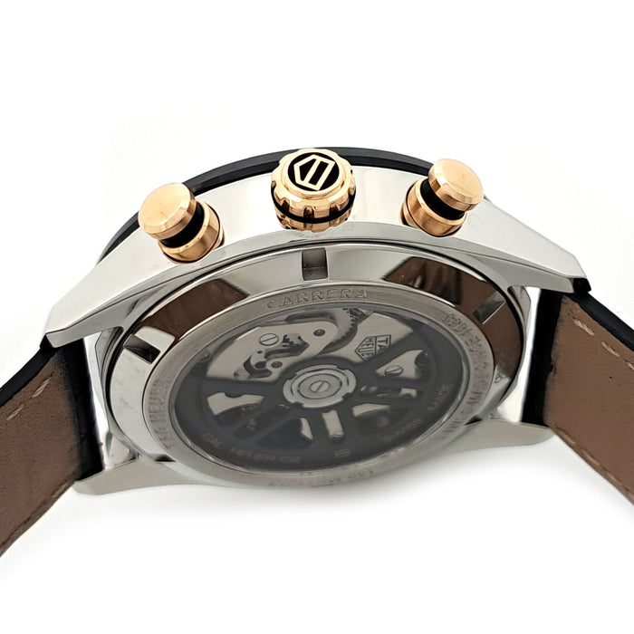 TAG HEUER 
カレラ キャリバー ホイヤー02 クロノグラフ 
箱ギャラ付