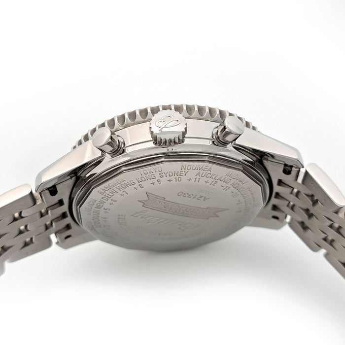 BREITLING 
Montbrillant Datora 
With box and warranty card