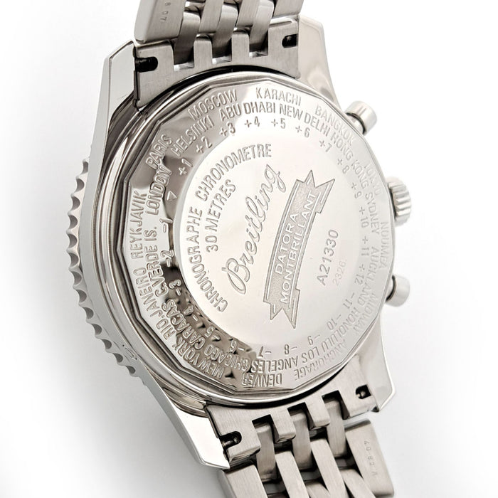 BREITLING 
Montbrillant Datora 
With box and warranty card