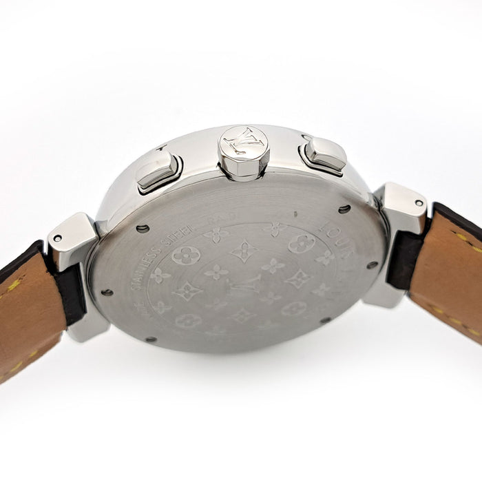 LOUIS VUITTON 
Tambour Chronograph 
With Box and Guarantee Card