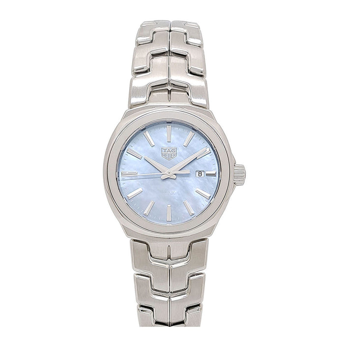 TAG HEUER 
Link con quadrante blu madreperla 
Con scatola e garanzia