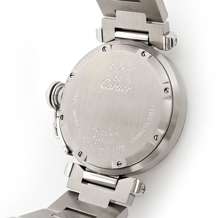 CARTIER 
Pasha C de Cartier Watch 
With Box and Warranty Card