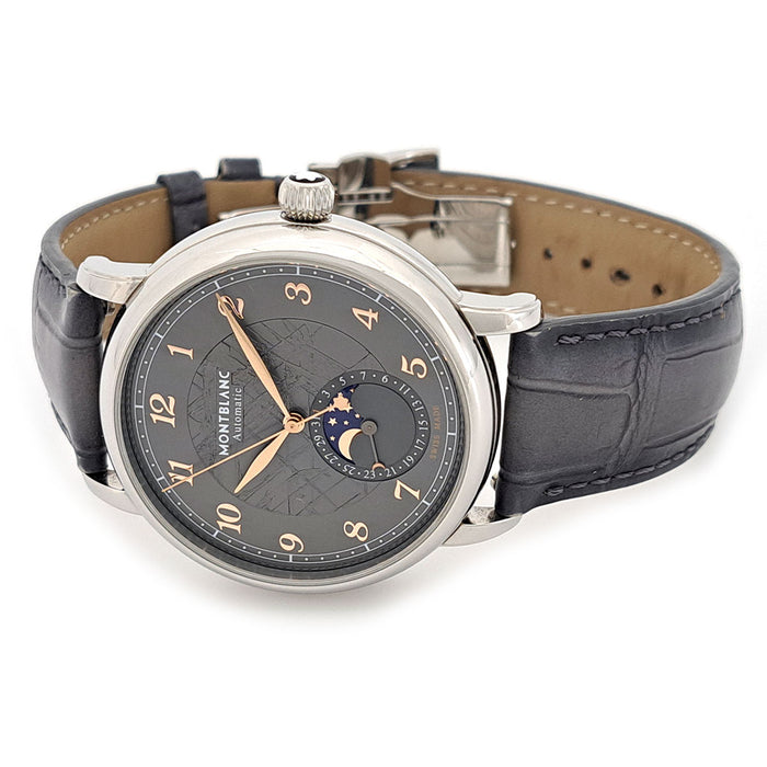 MONTBLANC 
ホワイトスター レガシー ムーンフェイズ 
箱ギャラ付