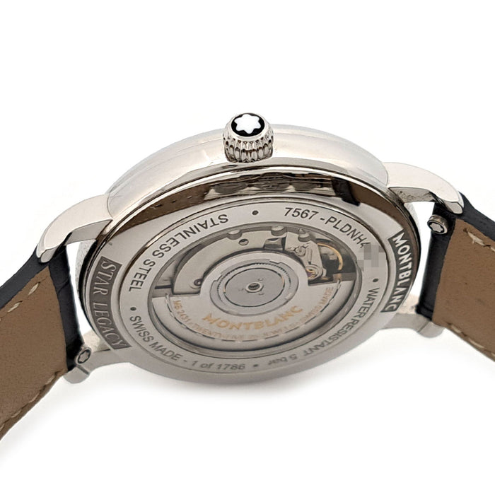 MONTBLANC 
ホワイトスター レガシー ムーンフェイズ 
箱ギャラ付