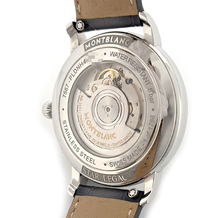 MONTBLANC 
ホワイトスター レガシー ムーンフェイズ 
箱ギャラ付