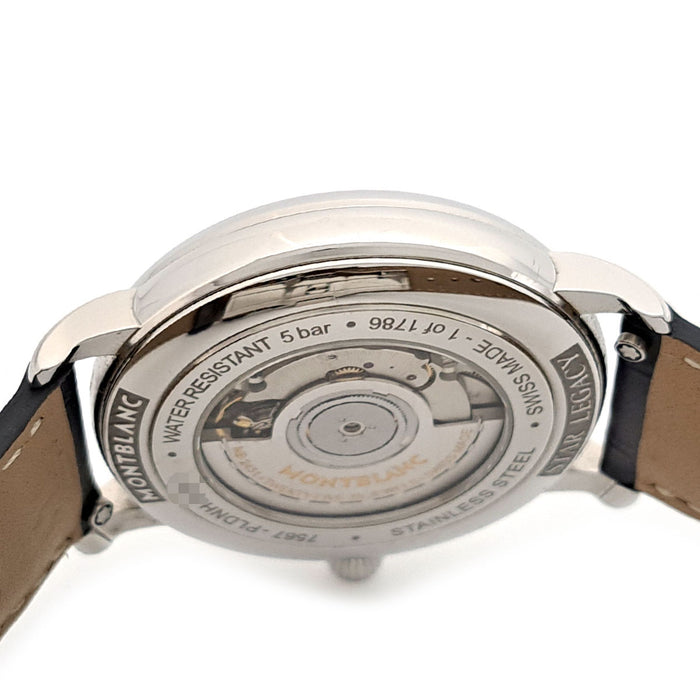 MONTBLANC 
White Star Legacy Moonphase 
With Box and Warranty Card