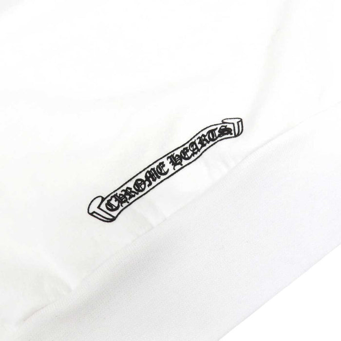 CHROME HEARTS 
Scroll Label CH Cross Sweat Cotton Parker 
Vertical Logo Hoodie