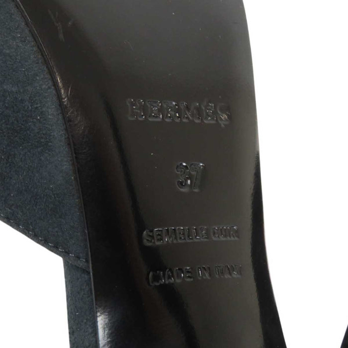 HERMES
H Ash Logo Open Toe High Heel Pin Heel
Ankle Strap Glitter Sandals
