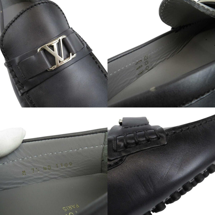 LOUIS VUITTON 
2019 LV Logo 
Hockenheim Loafers
