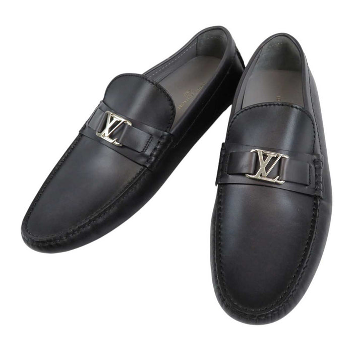 LOUIS VUITTON 
2019 LV Logo 
Hockenheim Loafers