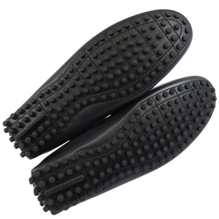 LOUIS VUITTON 
19年 LV ロゴ 
ホッケンハイム ローファー