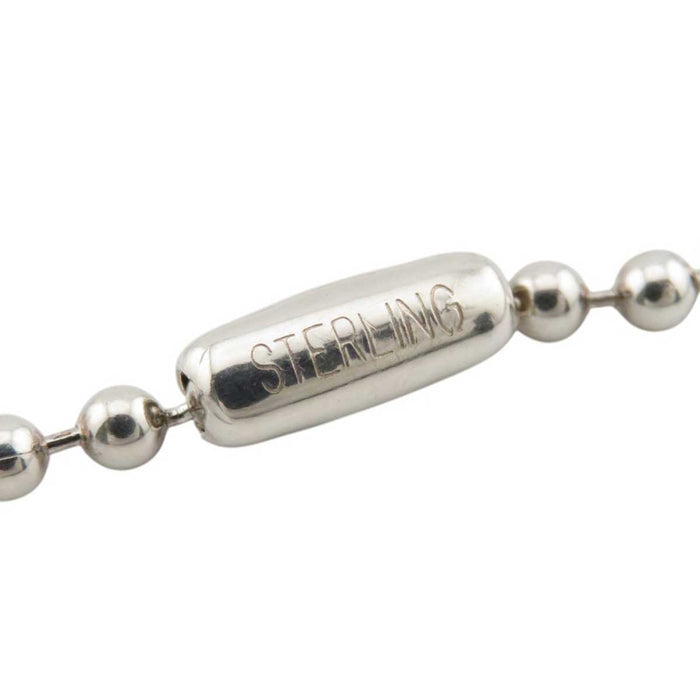 CHROME HEARTS 
TINY CH CROSS 1998 Engraving Silver 
Tiny CH Cross Charm Ball Chain Necklace