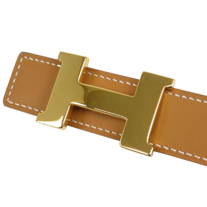 HERMES
□A H Ash Logo
Mini Constance Buckle Reversible Belt 23MM