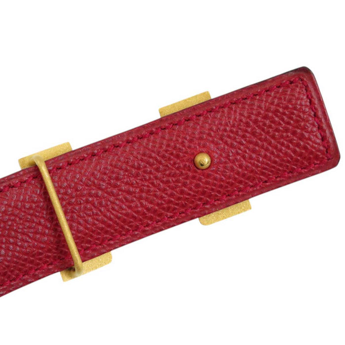 HERMES
□A H Ash Logo
Mini Constance Buckle Reversible Belt 23MM
