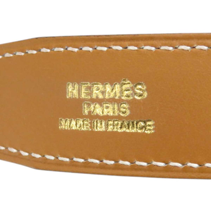HERMES
□A H Ash Logo
Mini Constance Buckle Reversible Belt 23MM