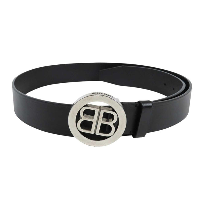 BALENCIAGA 
Round Logo 35MM 
Circle BB Buckle Belt