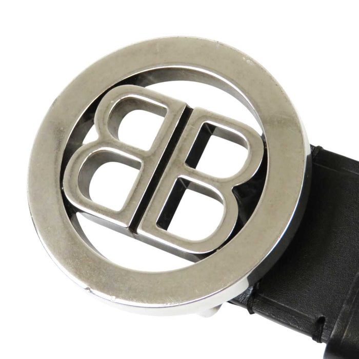 BALENCIAGA 
Round Logo 35MM 
Circle BB Buckle Belt