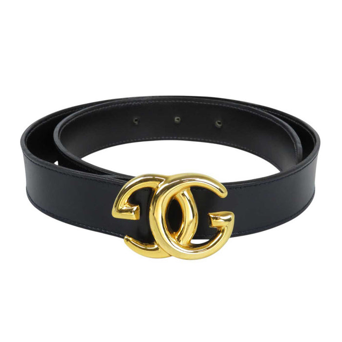 GUCCI
Old Gucci Gold Color Metal
Vintage GG Logo Buckle Belt 30MM