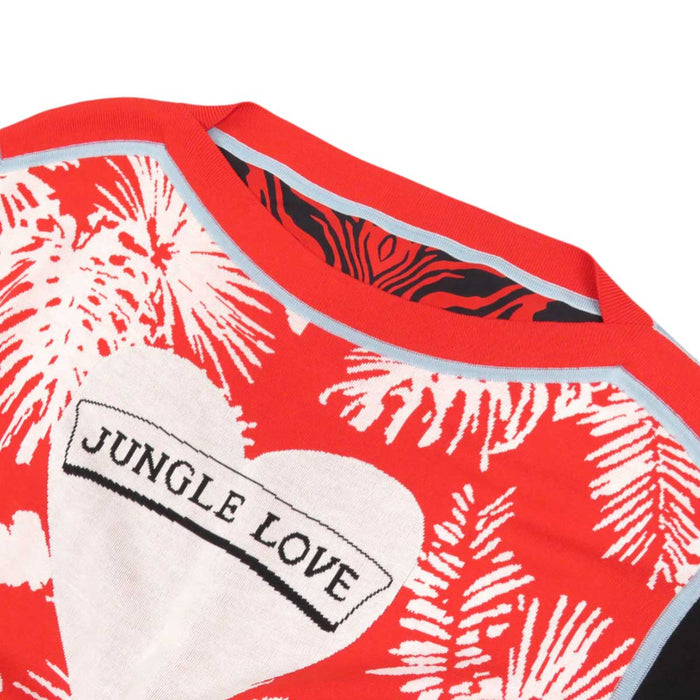 HERMES
Silk Animal Pattern Heart Short Sleeve
JUNGLE LOVE Short Sleeve Dress
