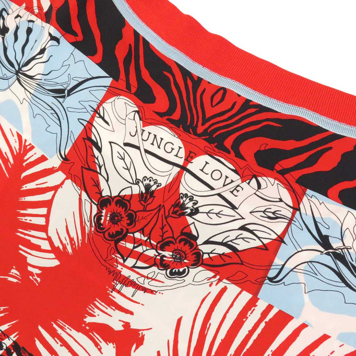 HERMES
Silk Animal Pattern Heart Short Sleeve
JUNGLE LOVE Short Sleeve Dress