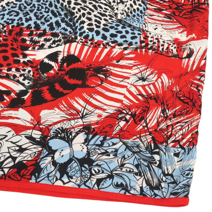HERMES 
シルク 動物柄 ハート 半袖 
JUNGLE LOVE ショートスリーブ ワンピース