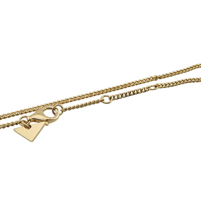 PRADA 
Triangle Logo Pendant Gold Color Metal 
Triangle Logo Necklace