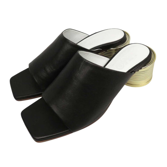 Maison Margiela
Logo Can Heel Open Toe Square Toe
MM6 Leather Mule