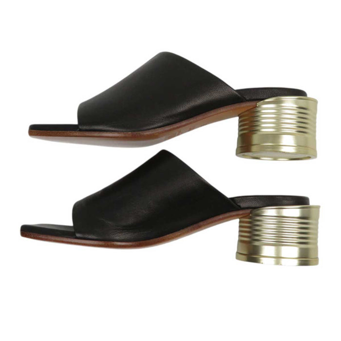 Maison Margiela
Logo Can Heel Open Toe Square Toe
MM6 Leather Mule
