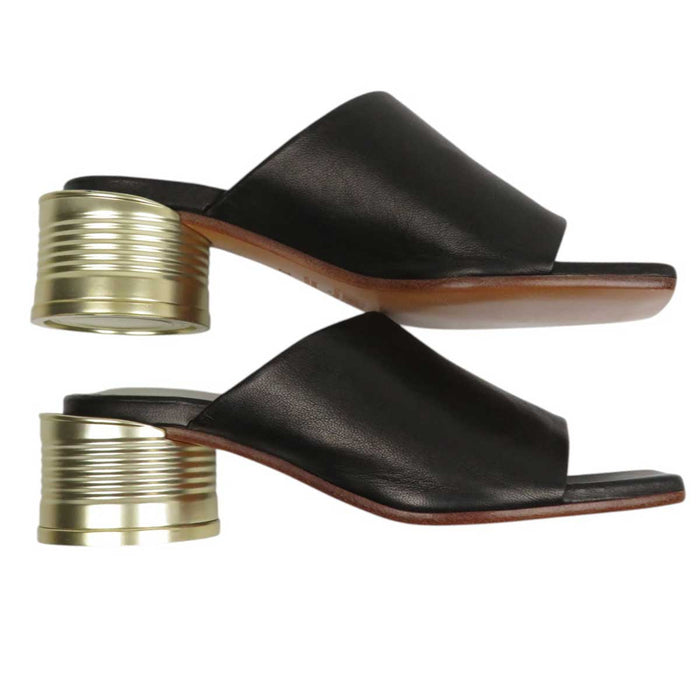 Maison Margiela
Logo Can Heel Open Toe Square Toe
MM6 Leather Mule