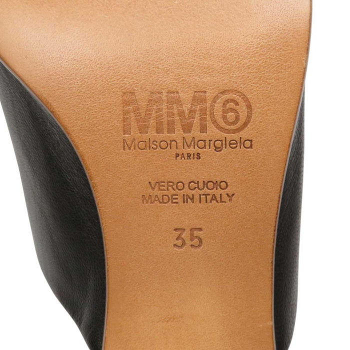 Maison Margiela
Logo Can Heel Open Toe Square Toe
MM6 Leather Mule