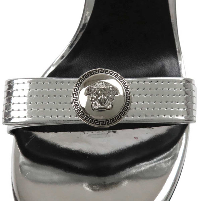 VERSACE
Medusa High Heel Pin Heel
Gianni Ribbon Metallic Sandals