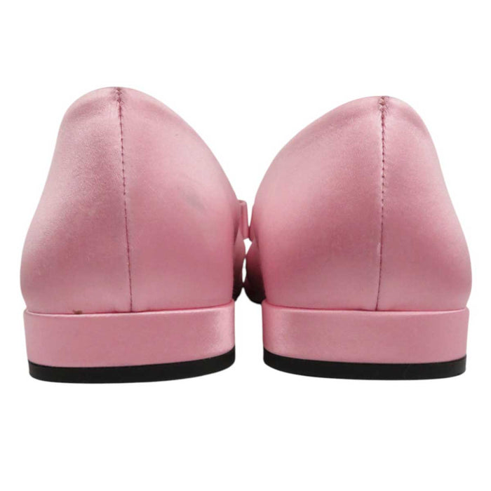 VERSACE
Medusa Flat Open Toe
Gianni Ribbon Satin Ballerina Shoes
