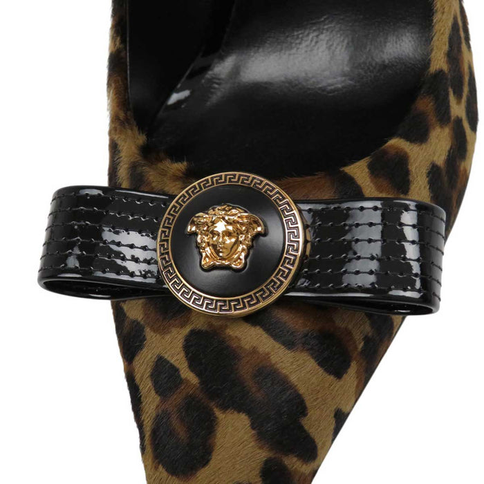 VERSACE
Medusa High Heel Pin Heel
Gianni Ribbon Leopard Pumps