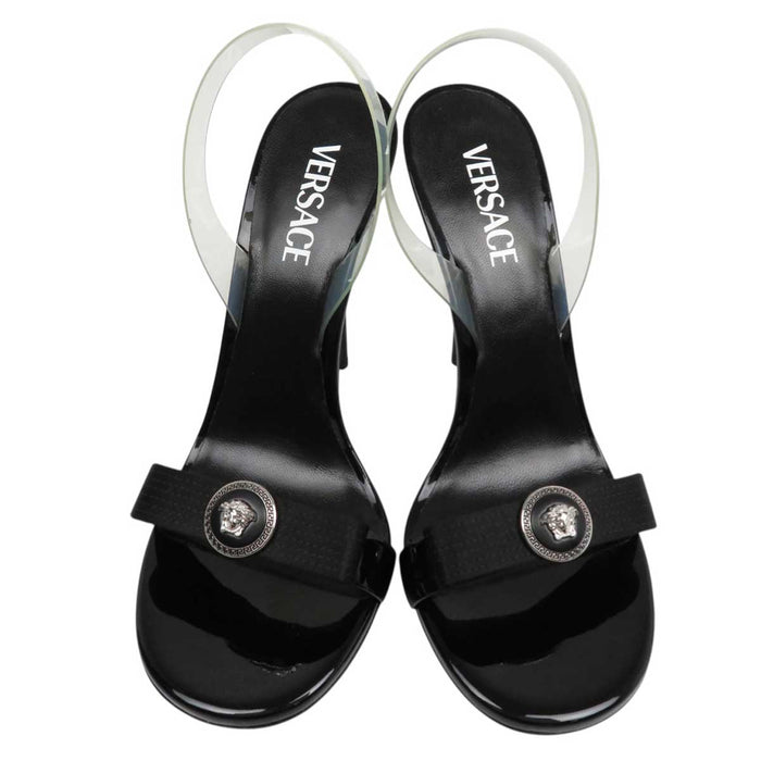 VERSACE
Medusa High Heel Open Toe Patent
Gianni Ribbon Sandals