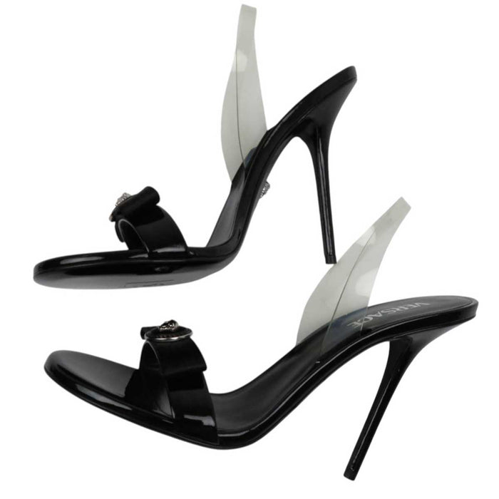 VERSACE
Medusa High Heel Open Toe Patent
Gianni Ribbon Sandals