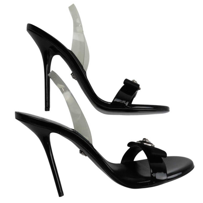 VERSACE
Medusa High Heel Open Toe Patent
Gianni Ribbon Sandals