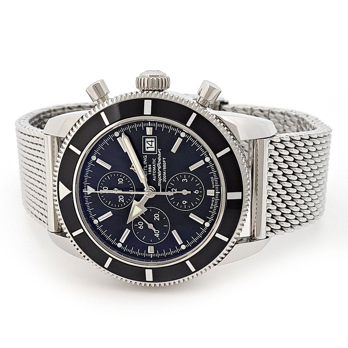 BREITLING 
Superocean Chronograph 
With Box and Warranty Card