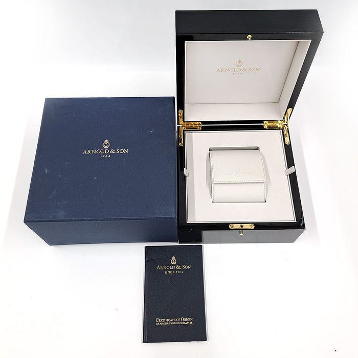 Arnold & Son DBG
With box and warranty card