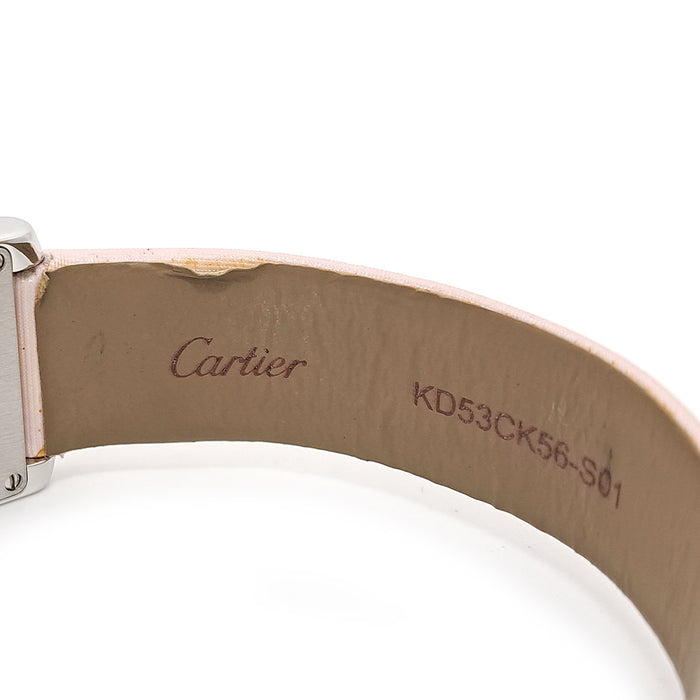 CARTIER 
Tank Française SM Diamant Lunette