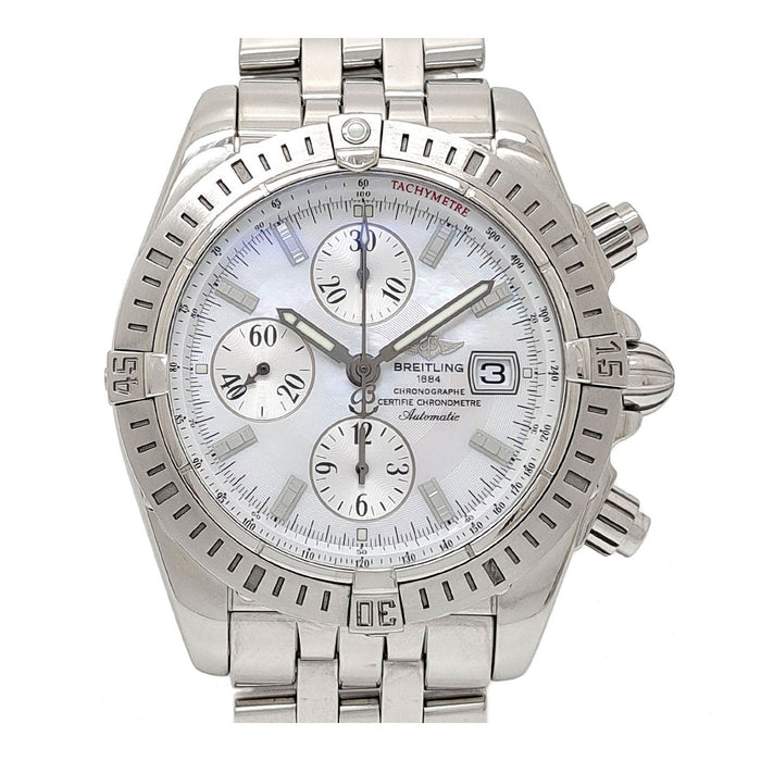 BREITLING
Chronomat Evolution White Shell
With Warranty Card