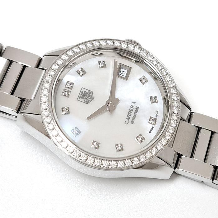 TAG HEUER 
カレラ ダイヤベゼル 
箱ギャラ付