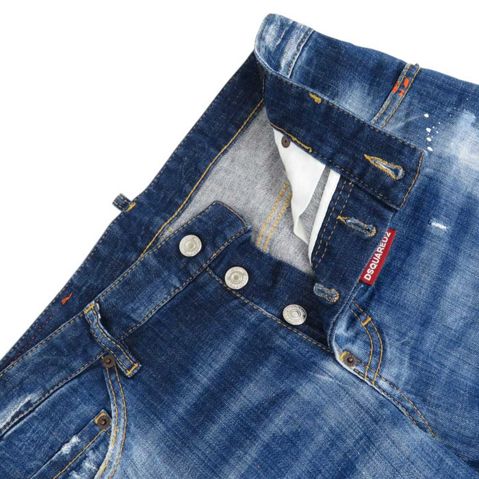 DSQUARED2
Distressed Paint Cotton Logo Button
Sexy Twist Jean Sexy Twist Denim Pants