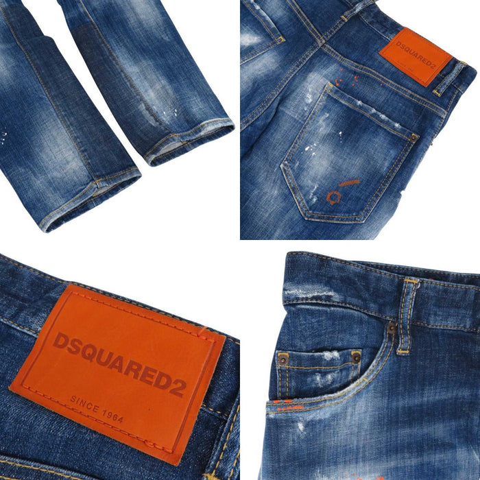 DSQUARED2
Distressed Paint Cotton Logo Button
Sexy Twist Jean Sexy Twist Denim Pants