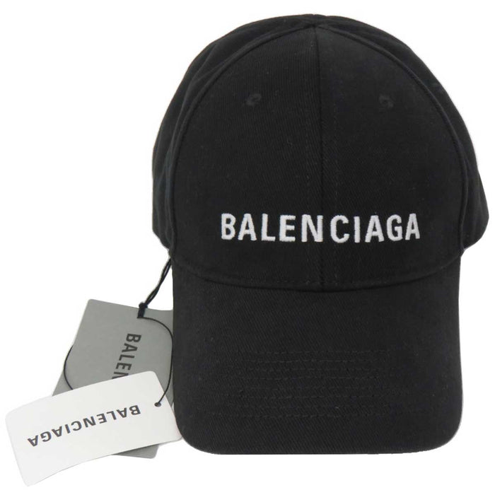 BALENCIAGA 
Broderie Casquette 
Logo Classique Coton Casquette de Baseball