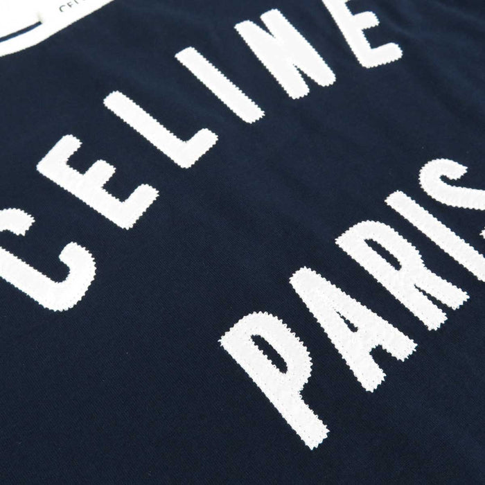 CELINE 
コットン キャミソール 
ロゴ タンクトップ