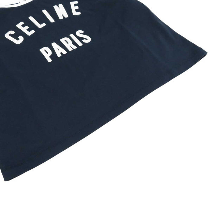 CELINE 
コットン キャミソール 
ロゴ タンクトップ