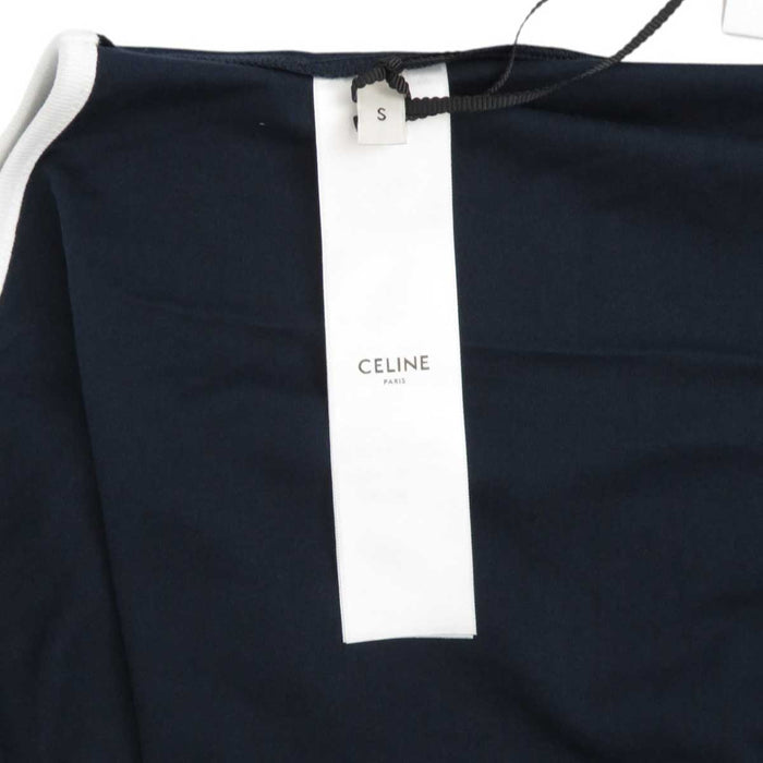 CELINE 
コットン キャミソール 
ロゴ タンクトップ