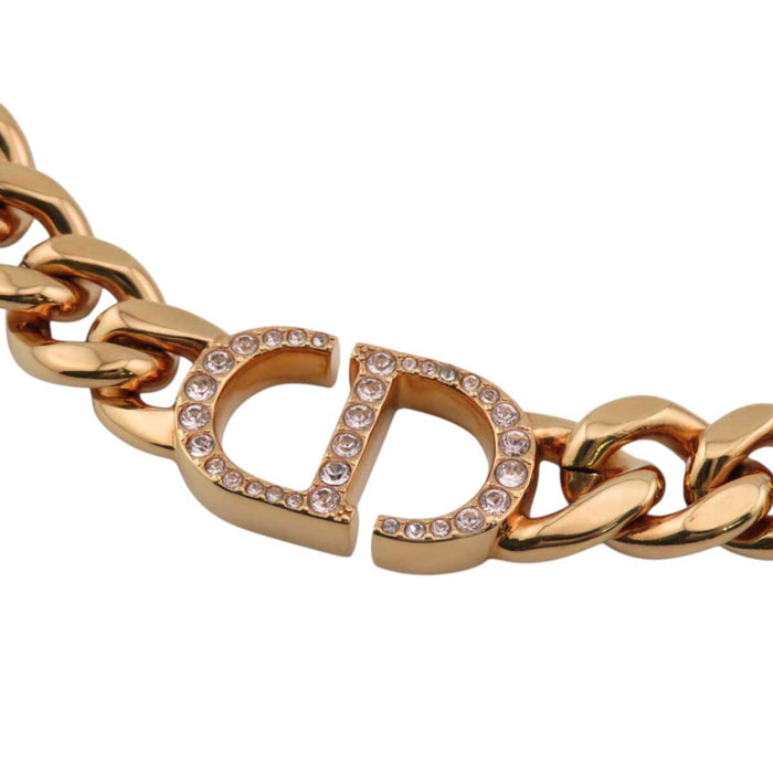 Dior
30 Montaigne CD Signature Rose Gold Color Metal
30 Montaigne Logo Crystal Short Necklace