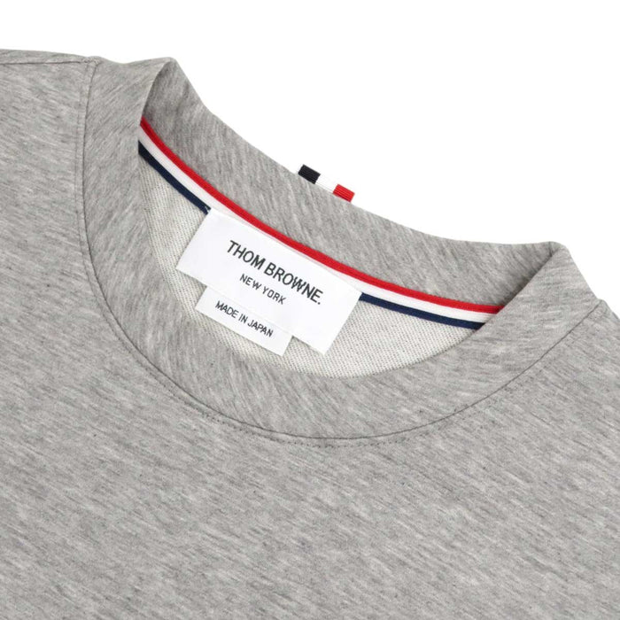 THOM BROWNE 
Long Sleeve Cotton 
Pleats Drop Waist Dress